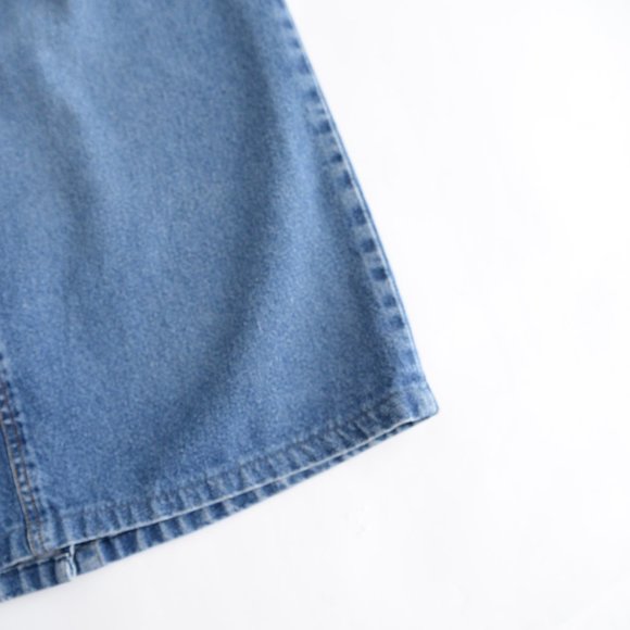 Vintage Pennmans Midi Medium Wash Denim Jean Skirt Size 8 - Picture 7 of 15
